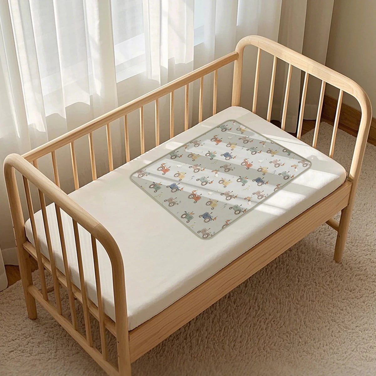 coussinets anti urine imperméables lavables tapis d'urine protection lit enfant ans imprimé animaux motifs