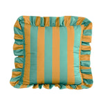 taie d'oreiller rayée vert rose polyester moderne adhésif lit chambre salon decoration 45cm 45cm