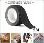 ruban anti dérapant adhésif noir grain sable pratique étanche escaliers sécurisation maison