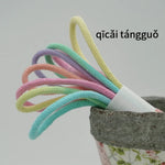corde macramé multicolore tressée 100 coton 3.3 yds haute ténacité créative artisanale pastel rose
