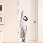 règle croissance murale adhésive blanc lignes noires 200 cm moderne chambre enfant bébé imperméable