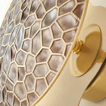 Applique murale demi-lune vue de côté design épuré