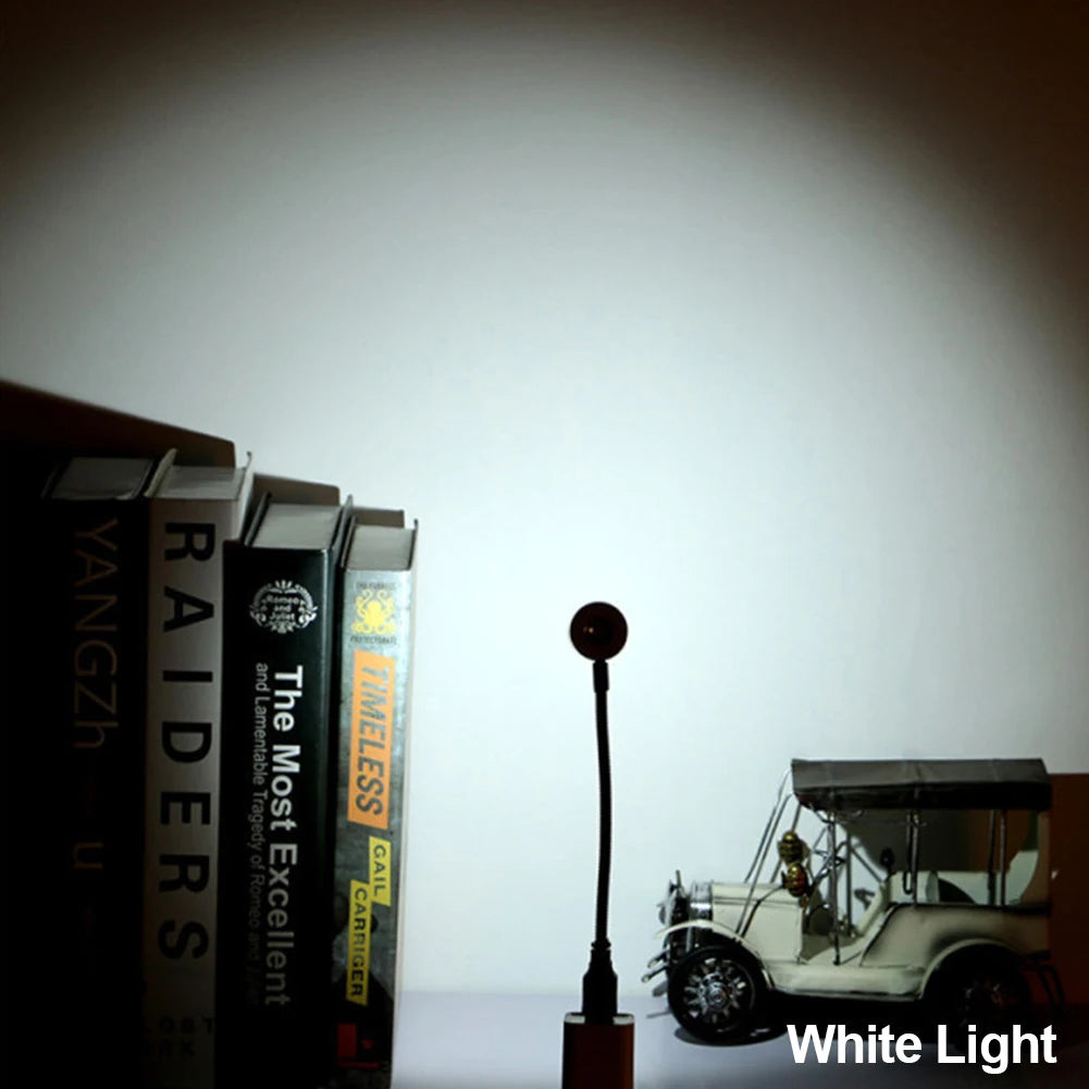 projecteur led lampe arc ciel astronaute géométrique moderne noir blanc orange