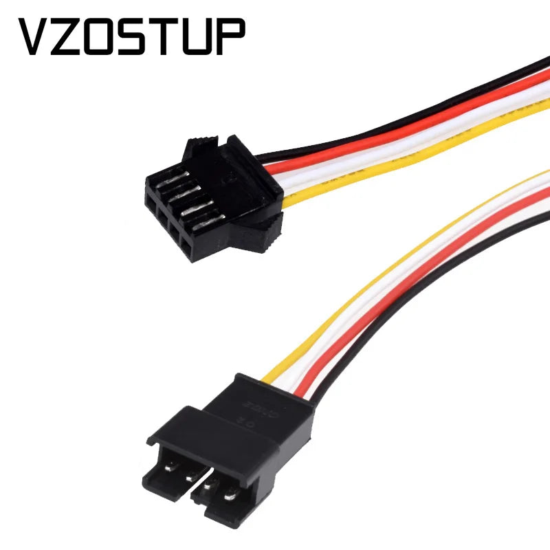connecteurs electrique noirs 24v 2pin 3pin 4pin 5pin 6pin cables male female 20cm