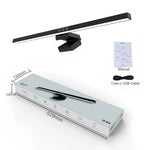 lampe led moderne noir blanc intensité variable continu usb chargeable monitor gaming
