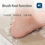 Tapis de bain imperméable vert dans une douche moderne