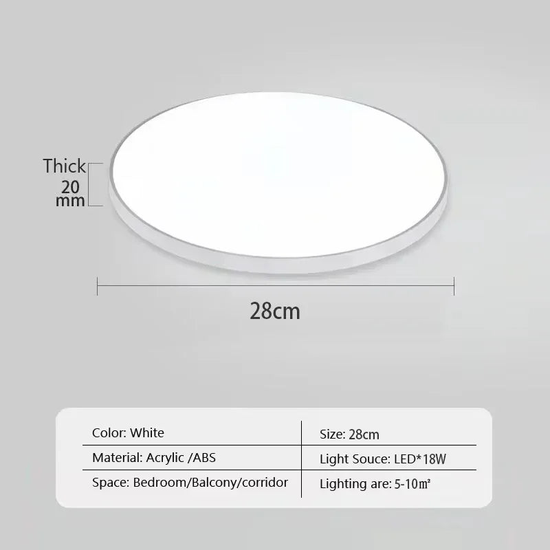 Lampe LED moderne blanc doré acrylique 28cm flux lumineux 2000 82000