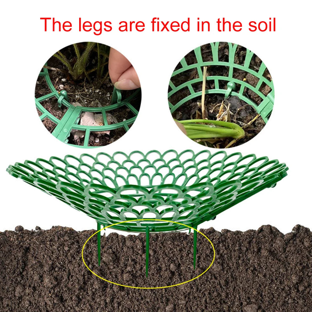 supports plantes vert structure ajourée motif fleur piquets métalliques jardinage rustique assemblés non assemblés