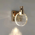 lampe murale moderne chrome doré blanches transparente éclairage chambre cuisine salle manger