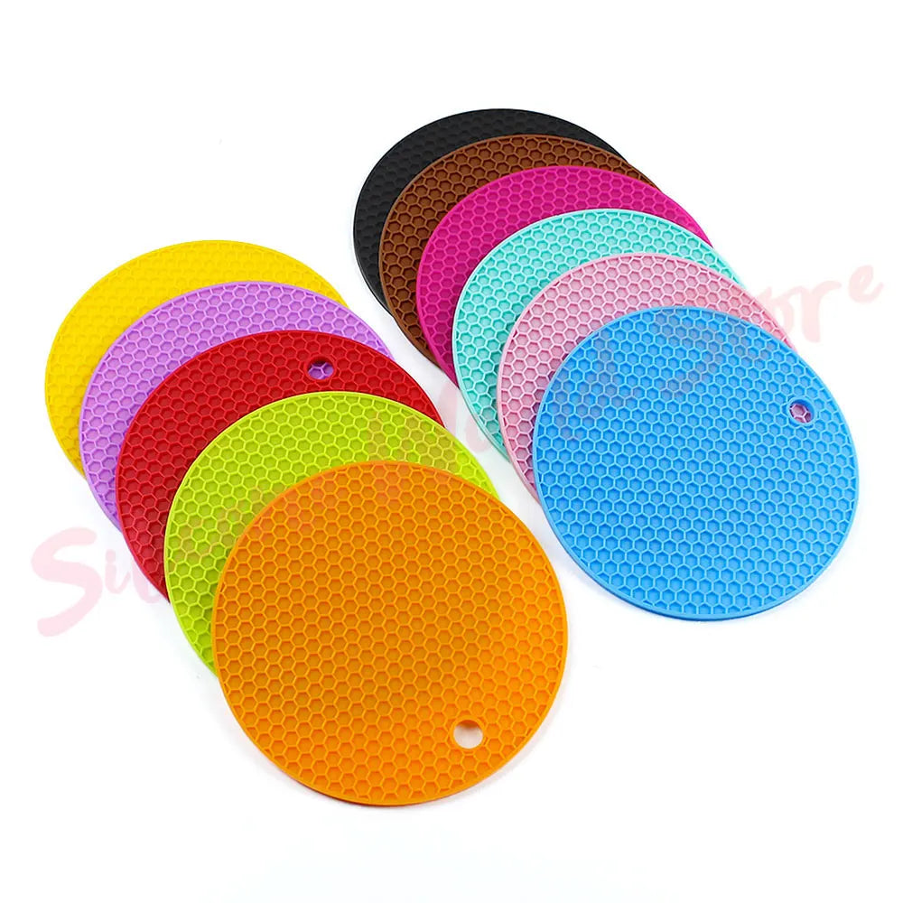 coussin protection silicone moderne orange vert bleu rose nid d'abeille antidérapant poignées