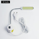 lampe flexible blanc moderne aimant adhésif interrupteur câble prise us eu led adjustable
