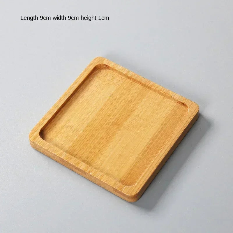 assiettes support plats bambou moderne minimaliste naturel bois clair grain bois respectueux environnement stockage