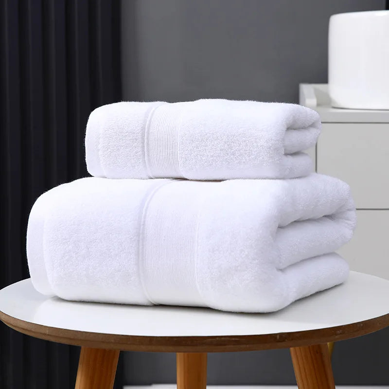 serviette bain coton rayures horizontales absorbante séchage rapide grande maison sport