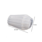moule silicone géométrique moderne vase blanc minimaliste 100ml 250ml 500ml 50ml