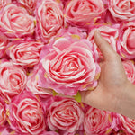 fleurs artificielles roses boutons peony feuilles vertes decoration intérieure classique 9cm 3.54inch