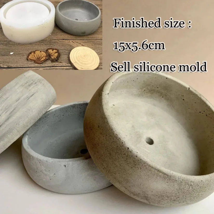 moules silicone pots fleurs diy craft release facile modernes grises blanches
