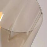 lampe table led bougie verre transparent moderne recharge usb