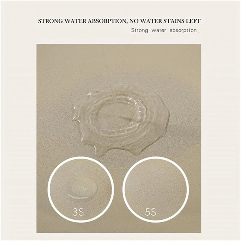 tapis bain moderne gris beige bleu 40x60cm imperméable antidérapant sans motif