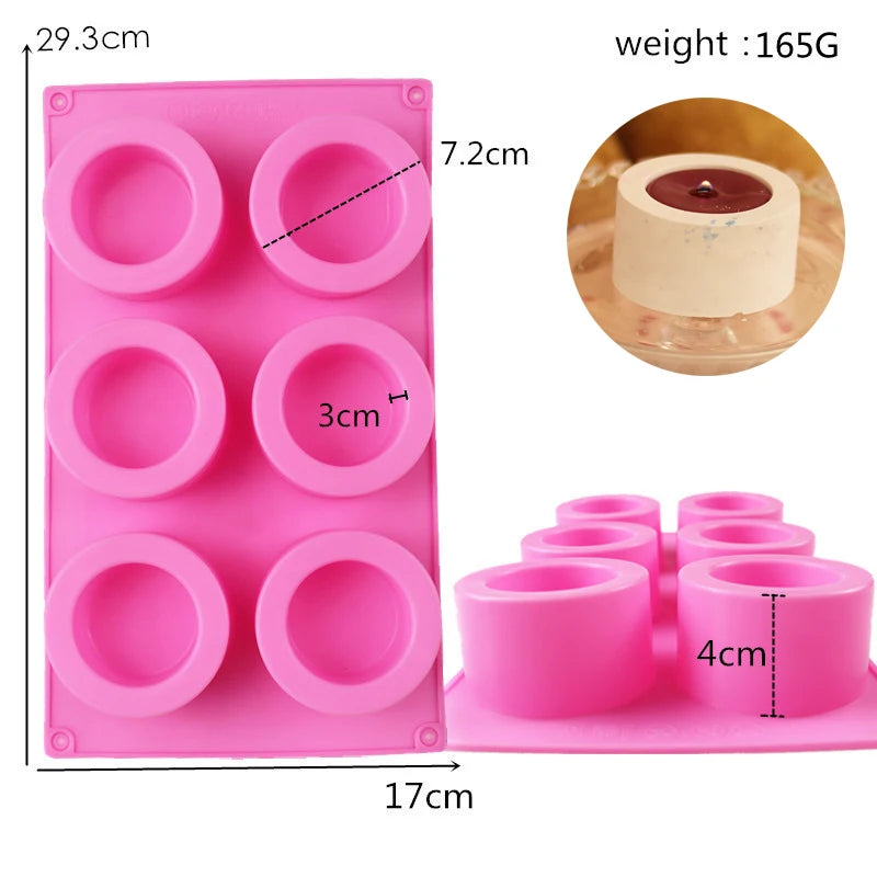 moules silicone savon géométriques modernes couleurs variées hexagones carrés minimalistes