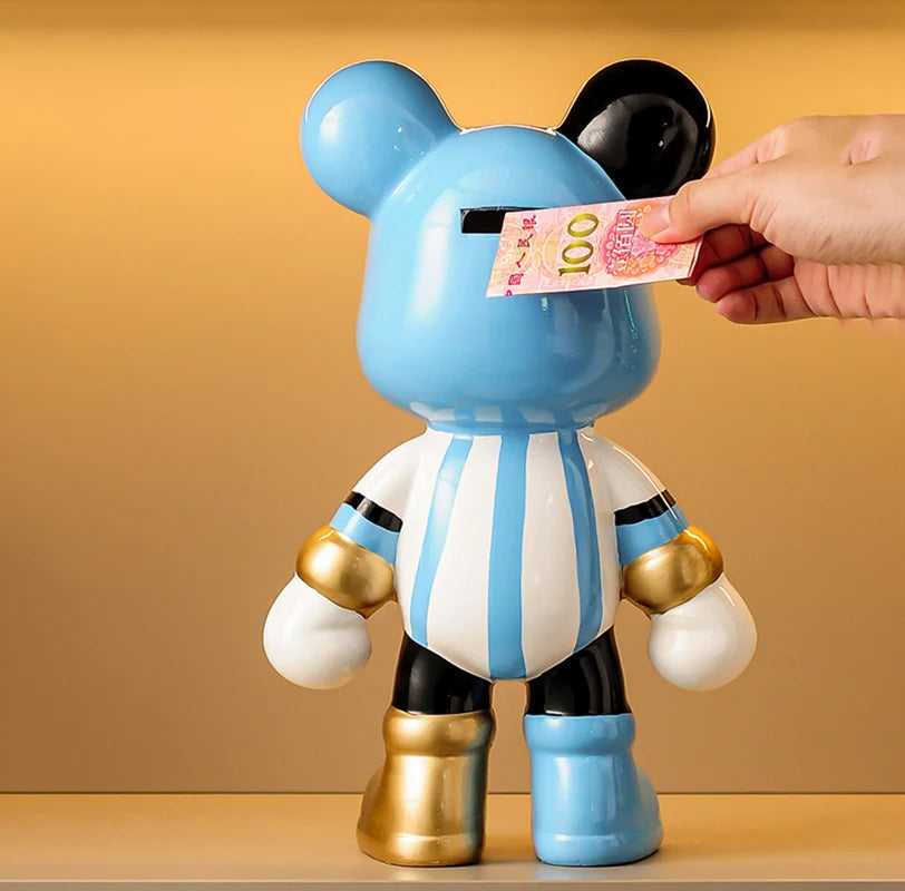 figurine mickey mouse bleu moderne pop art décoration maison collection cadeau