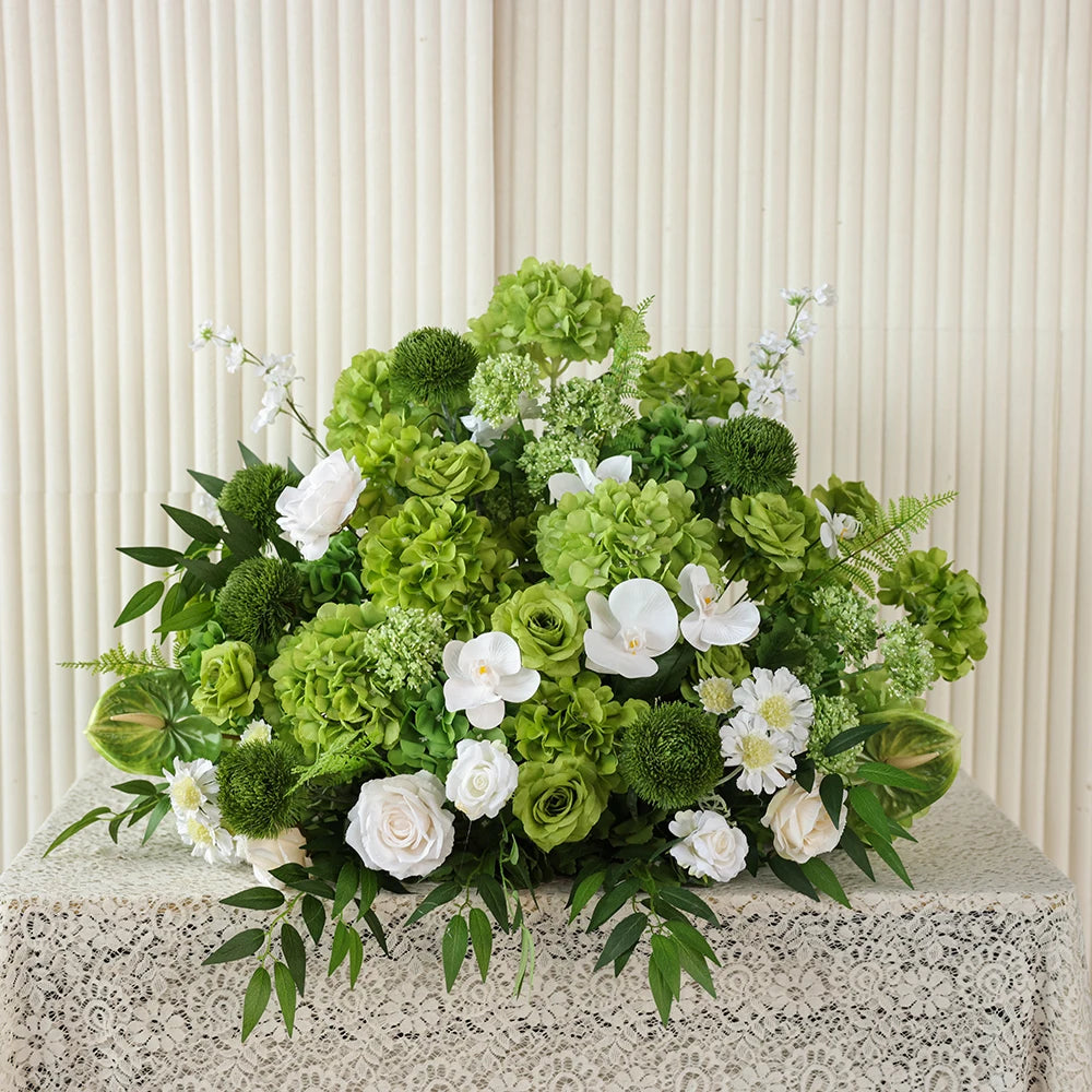 Hortensia artificiel suspendu chambre romantique