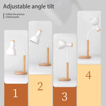 lampe moderne 9W blanc bois rose ampoule visible certification ROHS LED E27 contemporaine