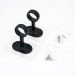 supports rideau transparents noirs modernes tringle rideaux autocollants sans perçage fixations murales anneaux boucles