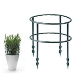 support plante vert foncé structure circulaire moderne insertion trou carré 16cm 26.2cm