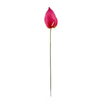 fleurs artificielles anthurium rouge blanc vert violet tiges flexibles décoration maison mariage anniversaire