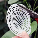 filtre plante transparent moderne grille circulaire pots fleurs drainage efficace pratique