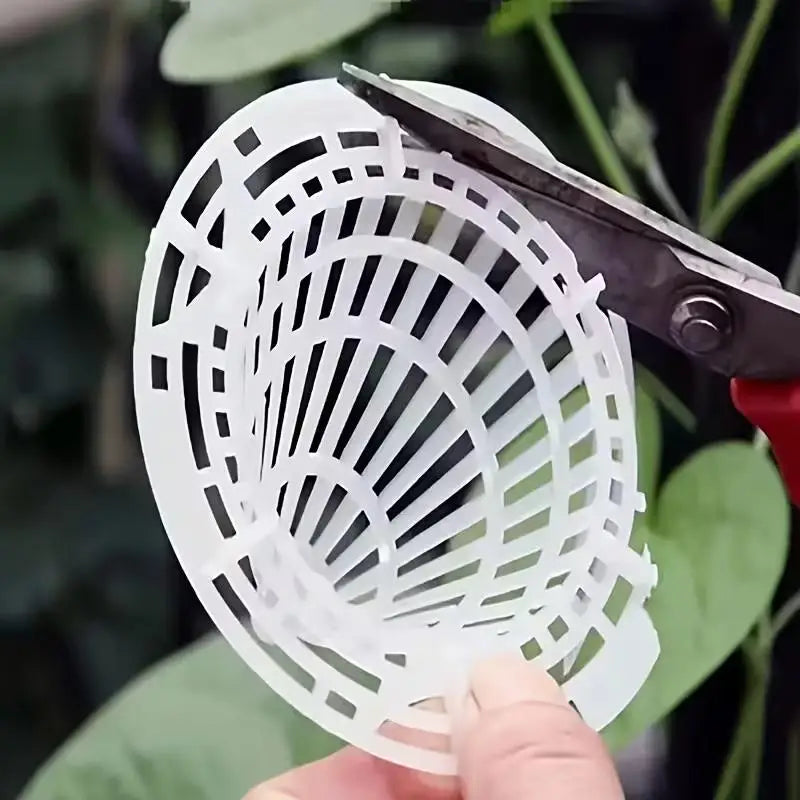 filtre plante transparent moderne grille circulaire pots fleurs drainage efficace pratique