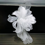 décoration murale florale soie blanche moderne suspension 100cm 120cm 150cm 180cm 200cm irisée