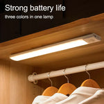 lampe nuit détecteur mouvement blanc rectangle moderne minimaliste rechargeable couleurs clips indicator