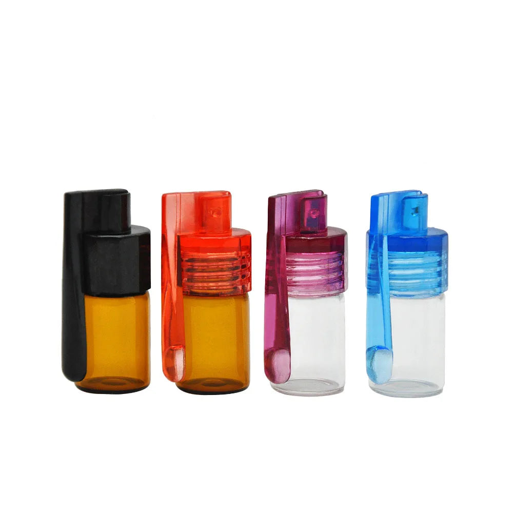 flacons parfum bleu transparent rose contemporains capsules variées dimensions disponibles
