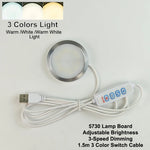 lampe led blanc moderne câble usb interrupteur grille d60mm h8mm minimaliste