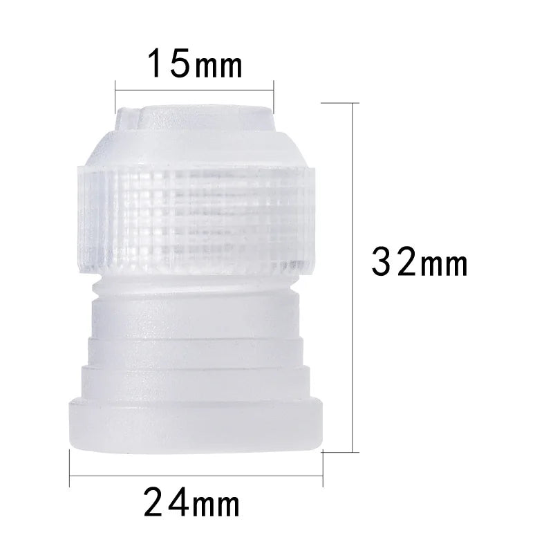 poche pâte silicone réutilisable 24 buses aiguilles métalliques outil pâtisserie
