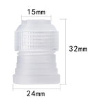 poche pâte silicone réutilisable 24 buses aiguilles métalliques outil pâtisserie