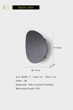 lampe murale moderne led blanc acier aluminium éclairage extérieur ip65 fixations garage porte