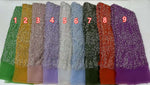 tissu polyester dentelle rose pâle vert violet bleu clair élégant orné haut qualité translucent