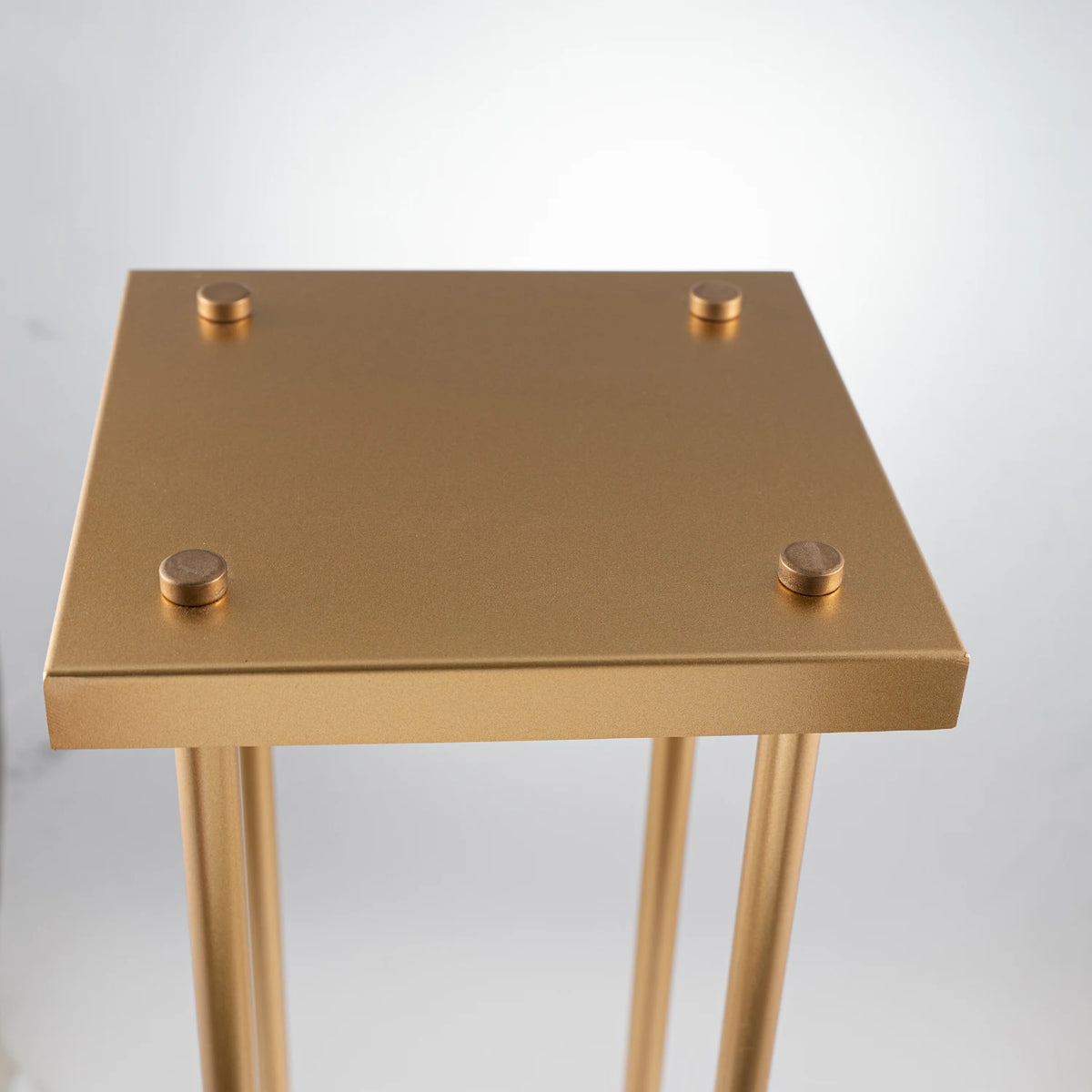 supports fleurs or modernes élégants décoration événement mariage party decorative flower holder centrois table
