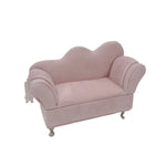 présentoir bijoux velours rose classique canapé fauteuil armoire table d'appoint miroir pvc pieds métalliques