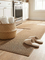 tapis anti dérapant polyester solide rustique moderne cuisine salle bain porte chambre extérieurintérieur