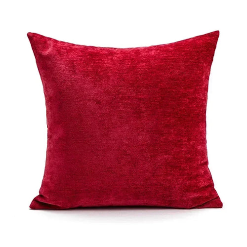 coussin décoratif noël rouge blanc rayures diagonales texte stay cozy salon canapé moderne