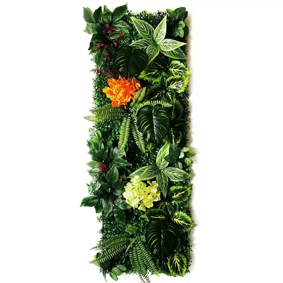 plante artificielle tropicale fleurs feuilles vertes décoration jardin extérieur maison