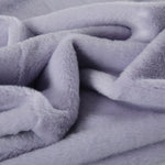 tissu fourrure douce peluche classique 50x50cm bleu marron gris beige rose vert blanc