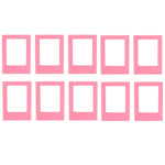 cadres photo aimants couleurs violet rose bleu moderne minimaliste cartes postales