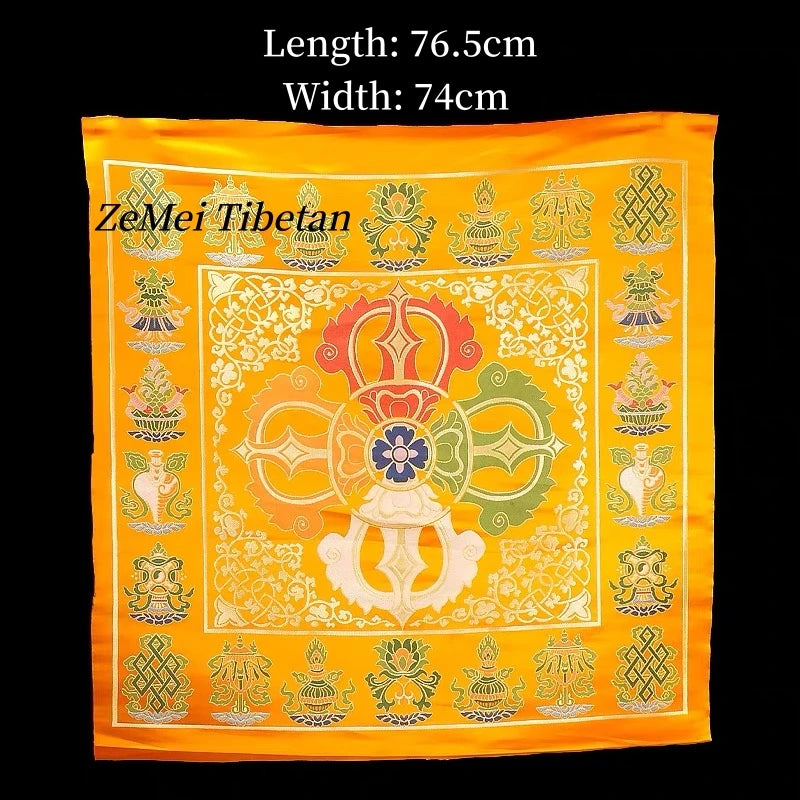 écharpe ethnique motifs floraux couleurs vives texture satinée traditionnelle 100x100cm