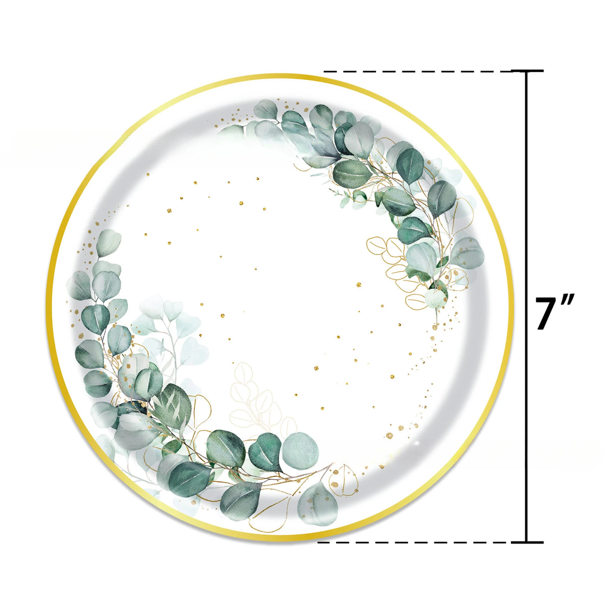 assiettes papier fleur vert mariage anniversaire serviettes pailles verres saint valentin baptême
