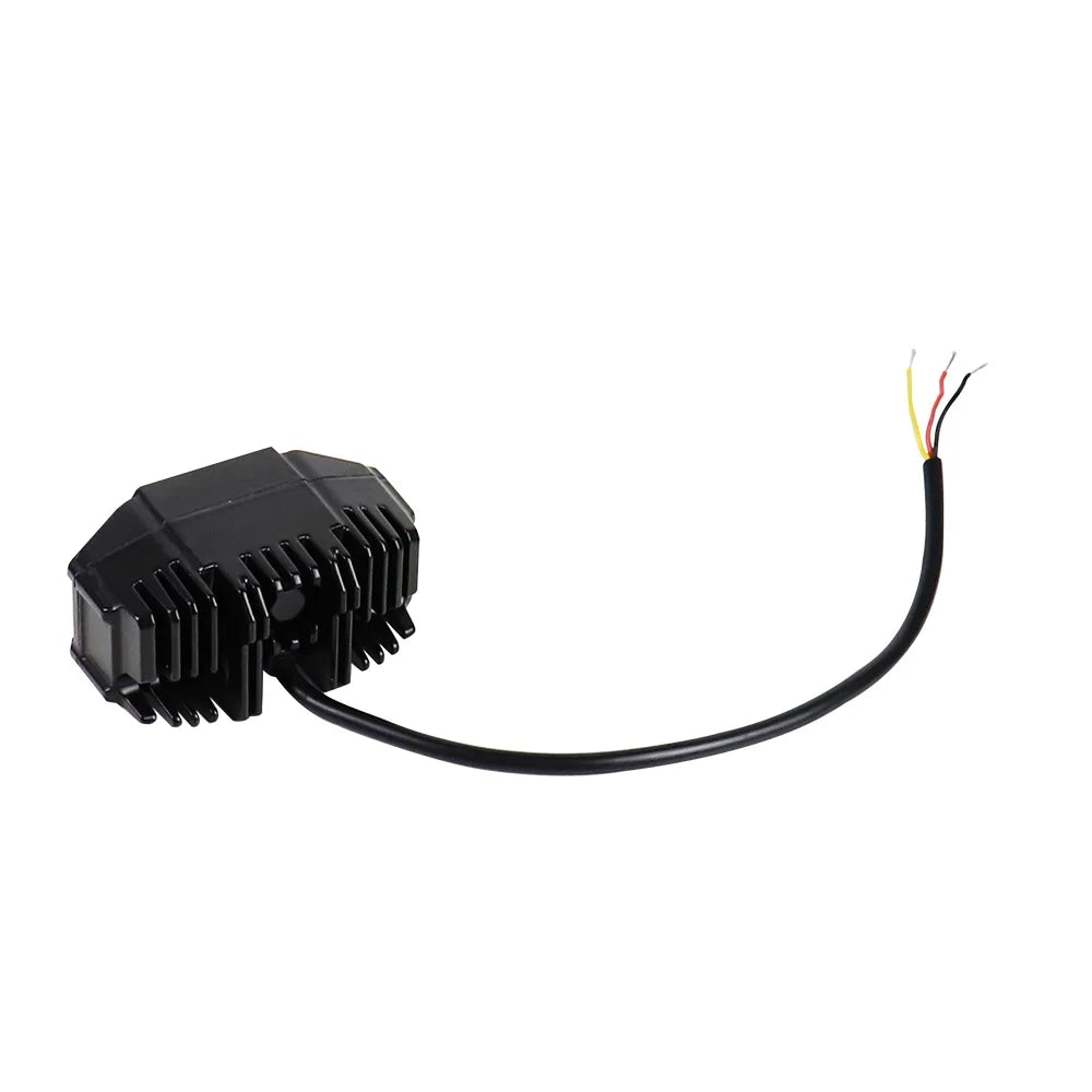 feux travail led 26w noir jaune moderne robuste lentilles ip67 vis included