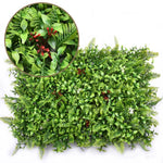 plantes artificielles modernes feuilles vertes fleurs violettes rouges extérieures décoration intime résistantes uv